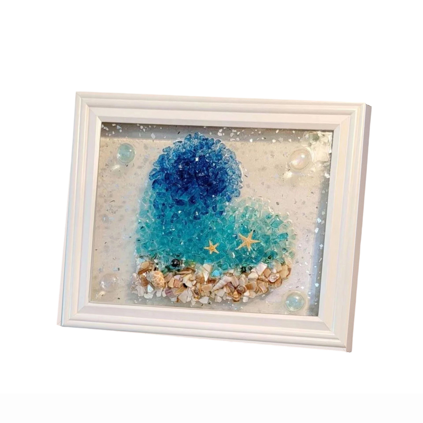Art Craft Earth Day - Kits d'art en verre marin, Cadres