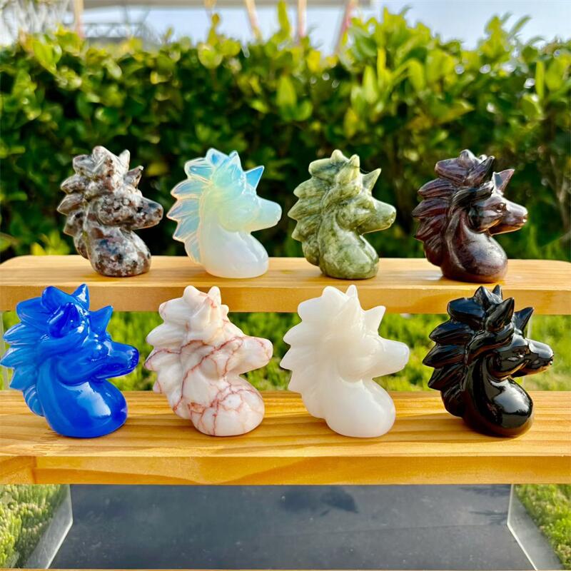 Art Craft Unicorn - Figurine de sculpture de licorne en