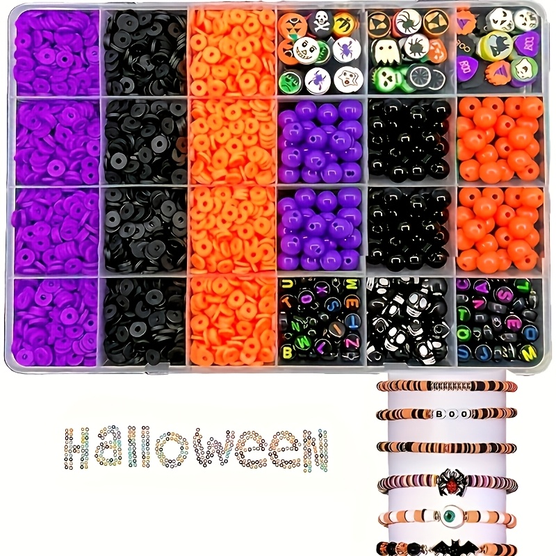 Polymer Clay Set - 2700 pièces, boîte de perles rondes
