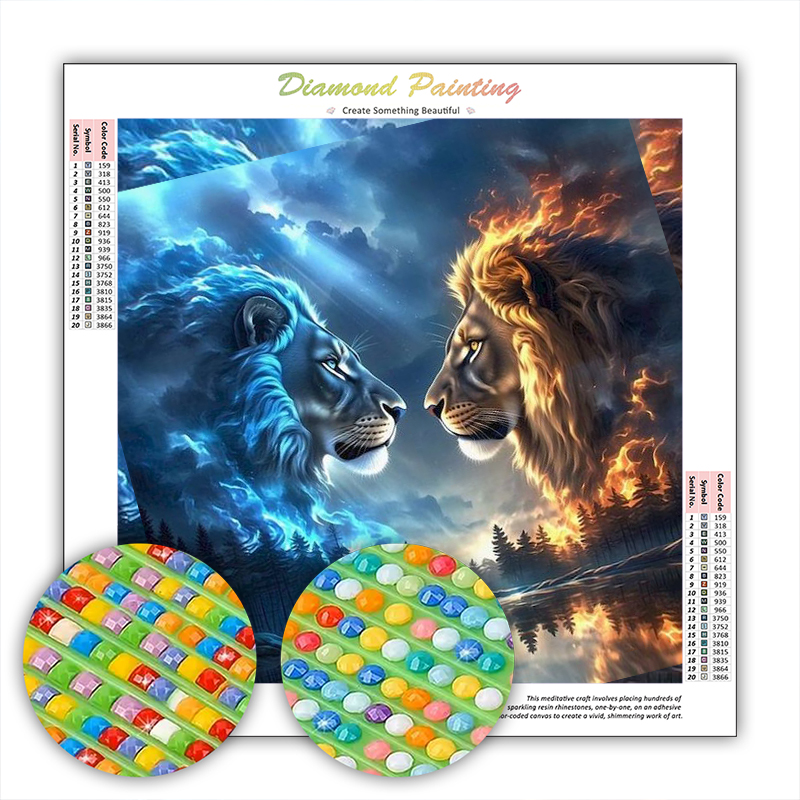 Art Craft Lion - GATYZTORY Accessoires de peinture diamant, kit