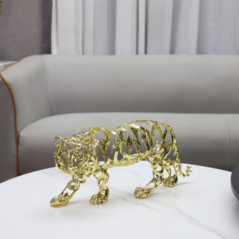 Art Craft Lion - Artisanat Métallique, Sculpture d'Animaux Artificiels, Lion,
