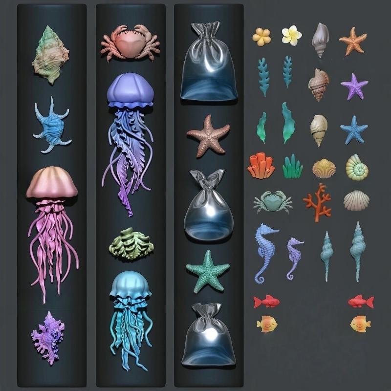 Moule de manucure Transparent  - Art Craft Jellyfish avis et prix