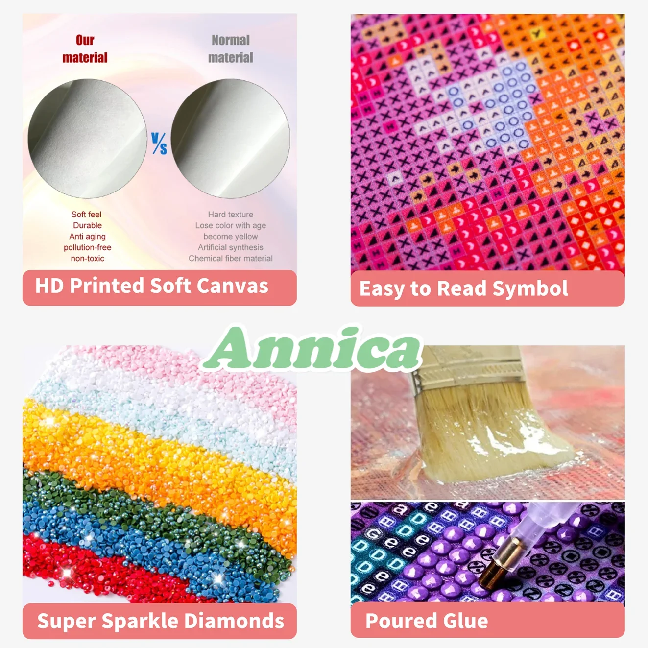 1PC Kit complet de broderie sa - Art Craft Unicorn avis et prix