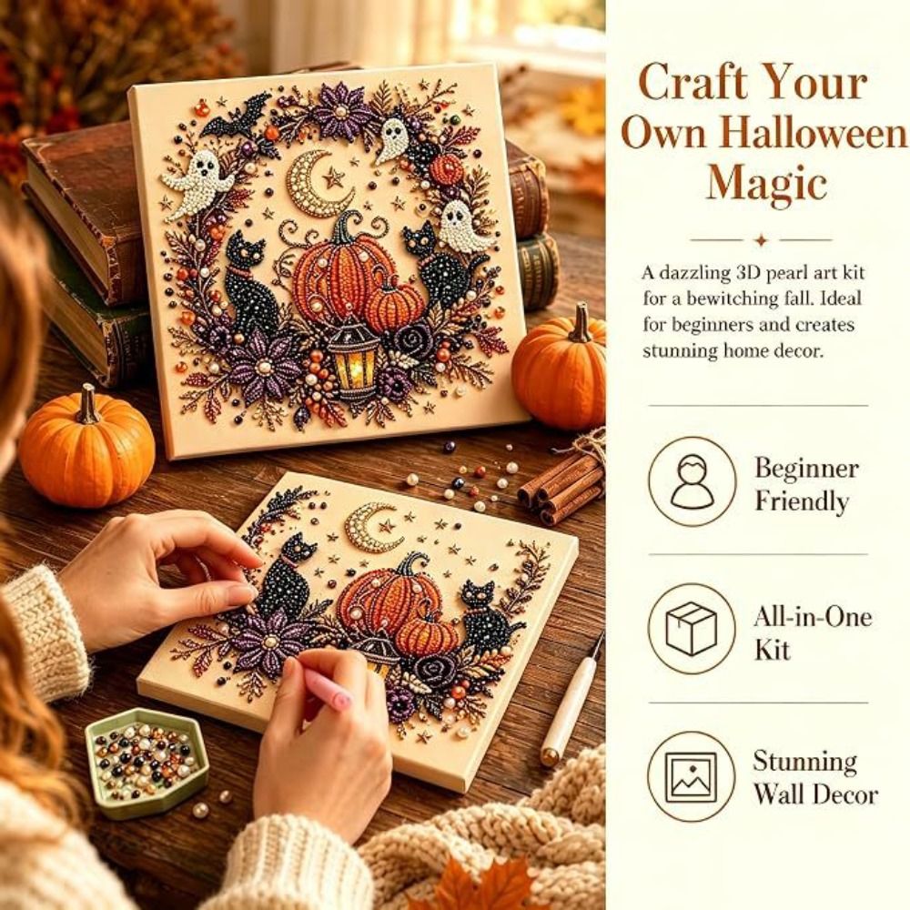 Kit d'Art Perlé d'Halloween Th - Art Craft Earth Day avis et prix
