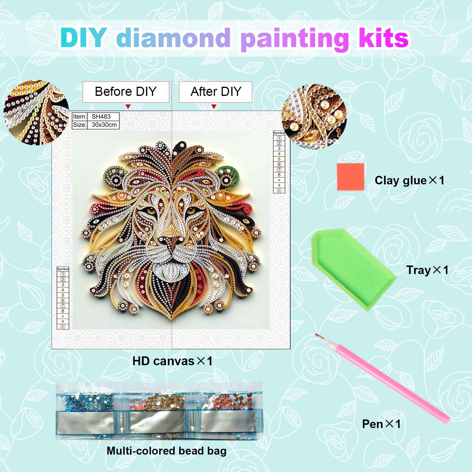 Kits de diamant de forme spéci - Art Craft Lion avis et prix