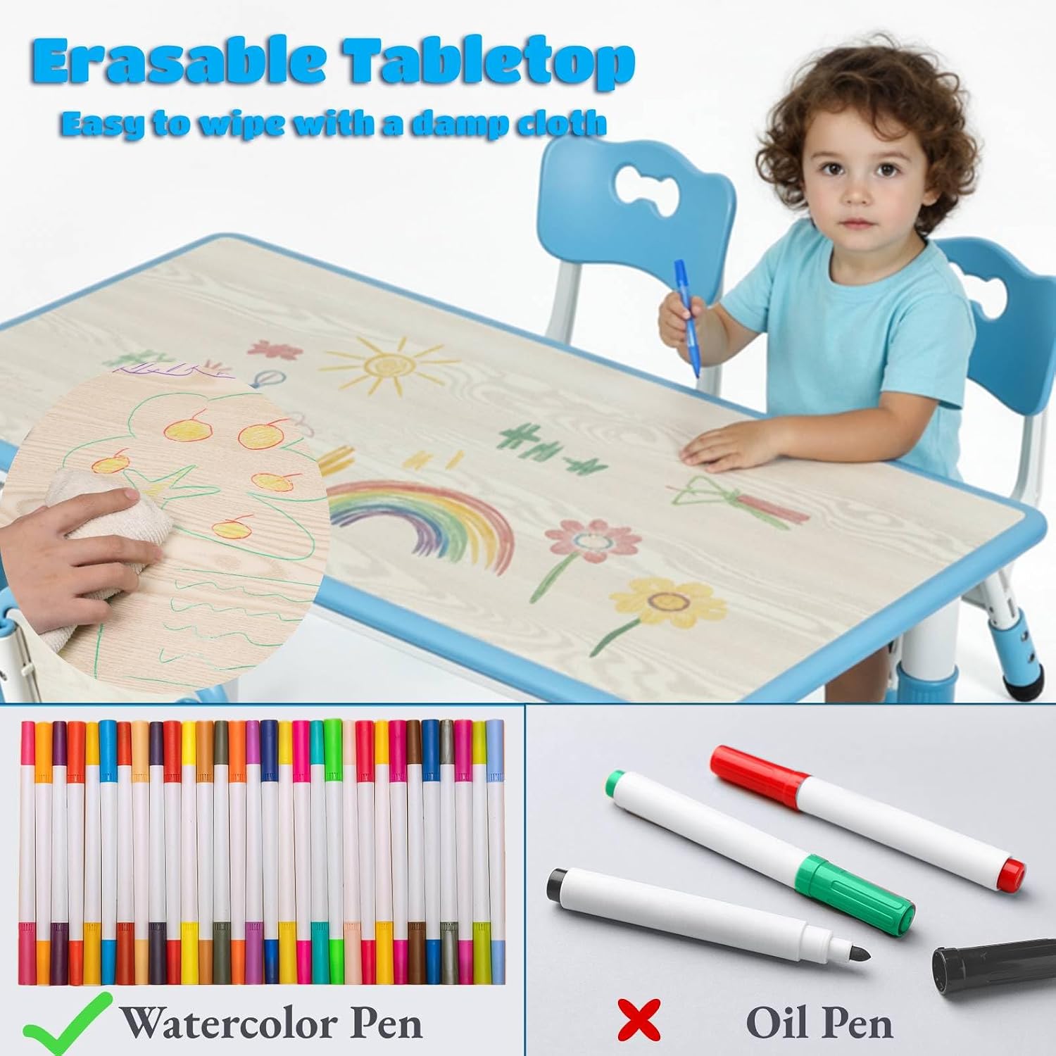 Ensemble table et 6 chaises po - Art Craft Activities For Preschoolers avis et prix