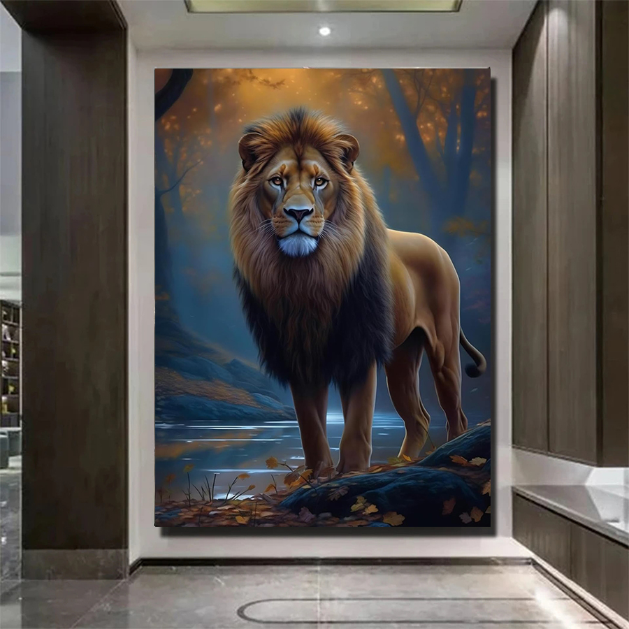 Kit d'art diamant 5D, Animal d - Art Craft Lion avis et prix