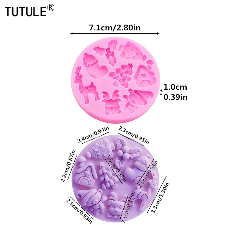 Moule en silicone série Noël,  - Art Craft Glue avis et prix