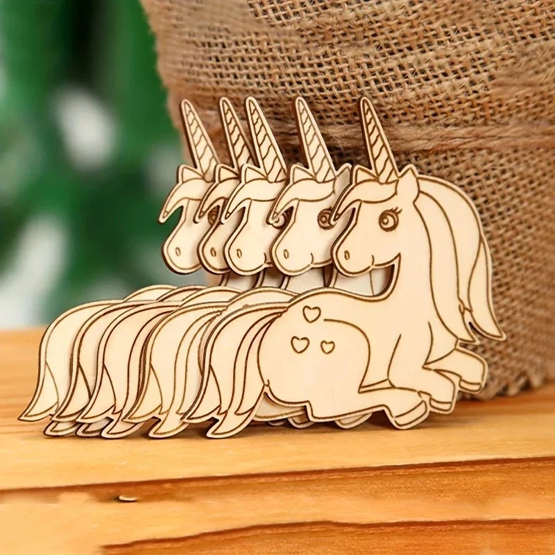 Ensemble de 24 licornes en boi - Art Craft Unicorn avis et prix