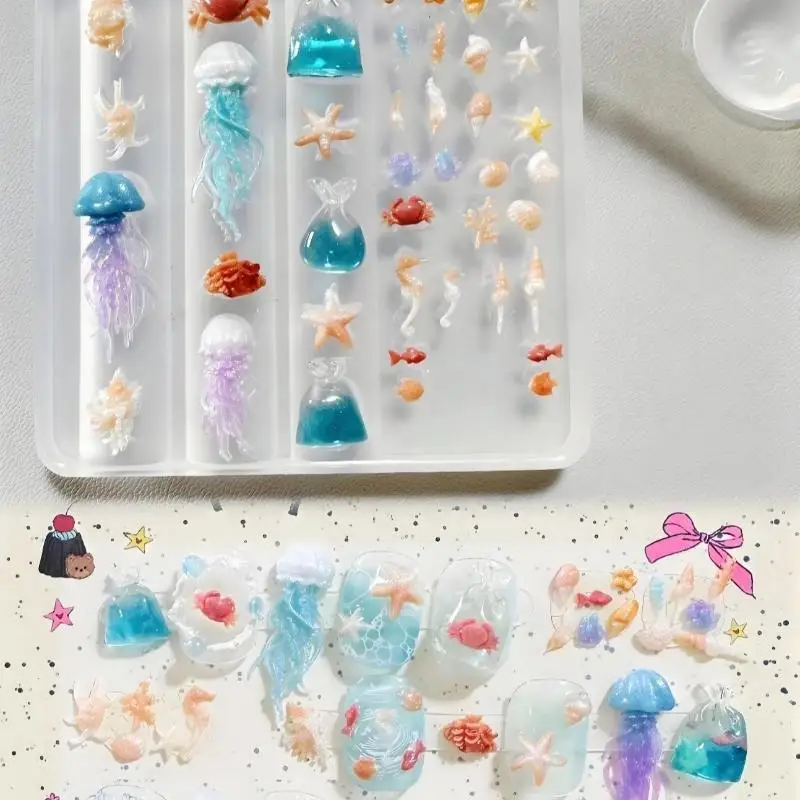 Moule à ongles en Silicone sér - Art Craft Jellyfish avis et prix