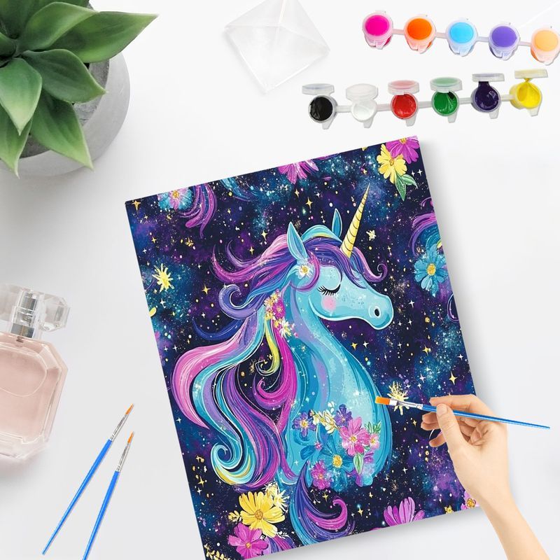 Peinture de licorne violette p - Art Craft Unicorn avis et prix